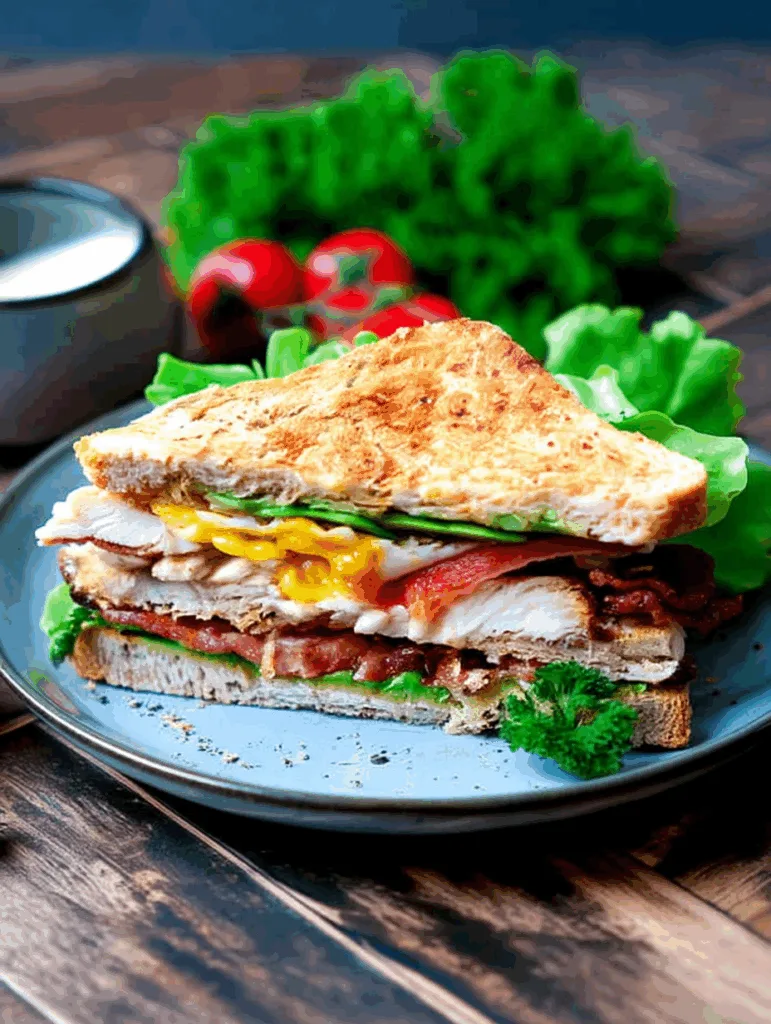 Knuspriges Chicken-Avocado-Sandwich mit Spiegelei