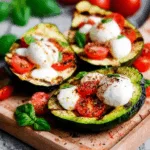 Gegrillte Zucchini Caprese - leicht, lecker & Low Carb