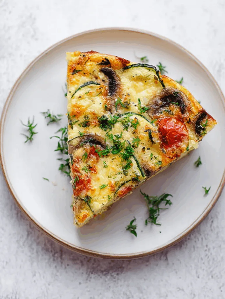 Low Carb Gemüse-Quiche