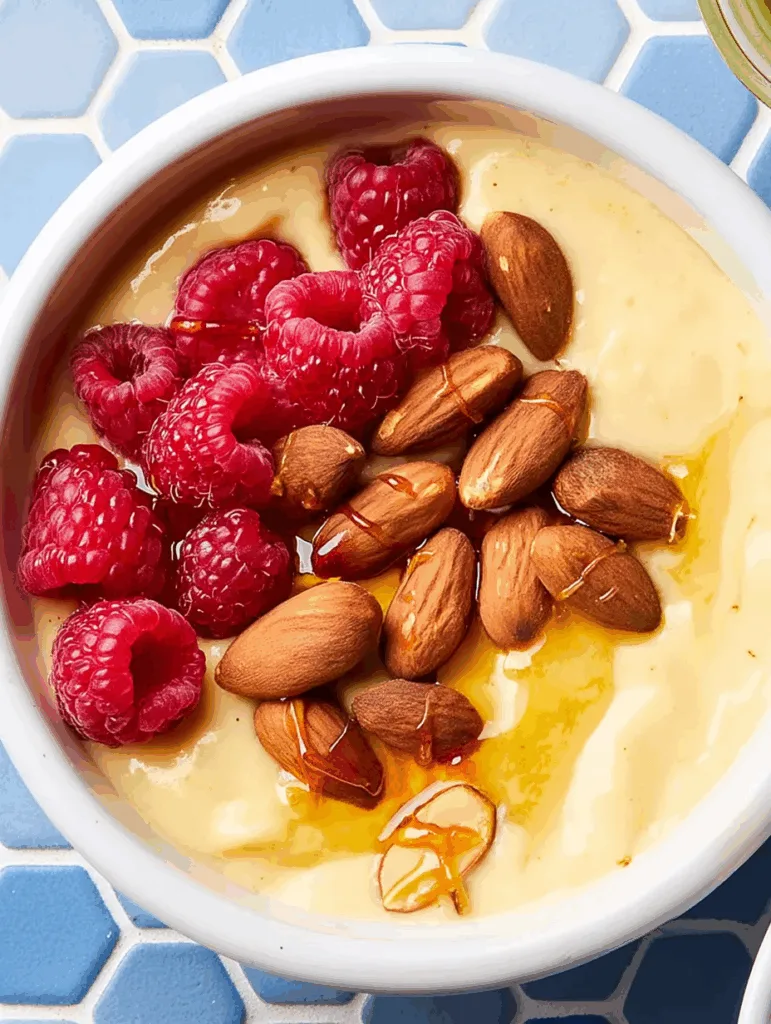 Mango-Mandel-Smoothie-Bowl - Gesundes High Protein Frühstück
