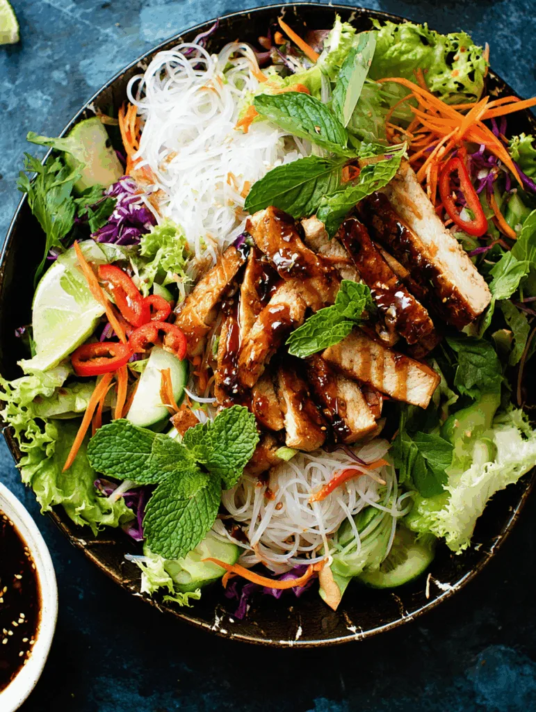 Teriyaki-Tofu & Reisnudel-Salat