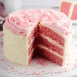 Rosa Samtkuchen zum Muttertag