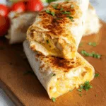 Käse-Knoblauch-Hähnchen-Wraps