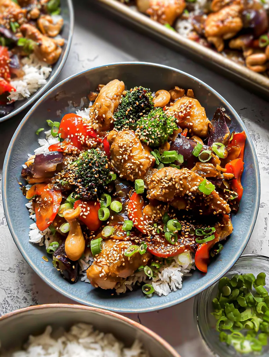 Honig-Sesam-Hähnchen vom Blech