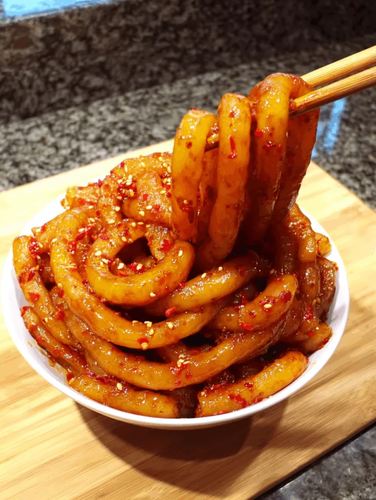 Scharfe Kartoffel-Nudeln