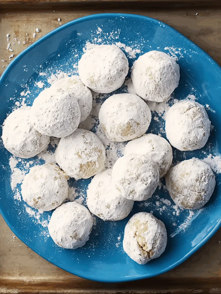 Mexikanische Hochzeitskekse