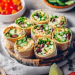 Vegane Mini-Wraps mit Hummus & Gurke
