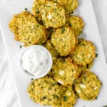 Gebackene Zucchini-Feta-Fritters