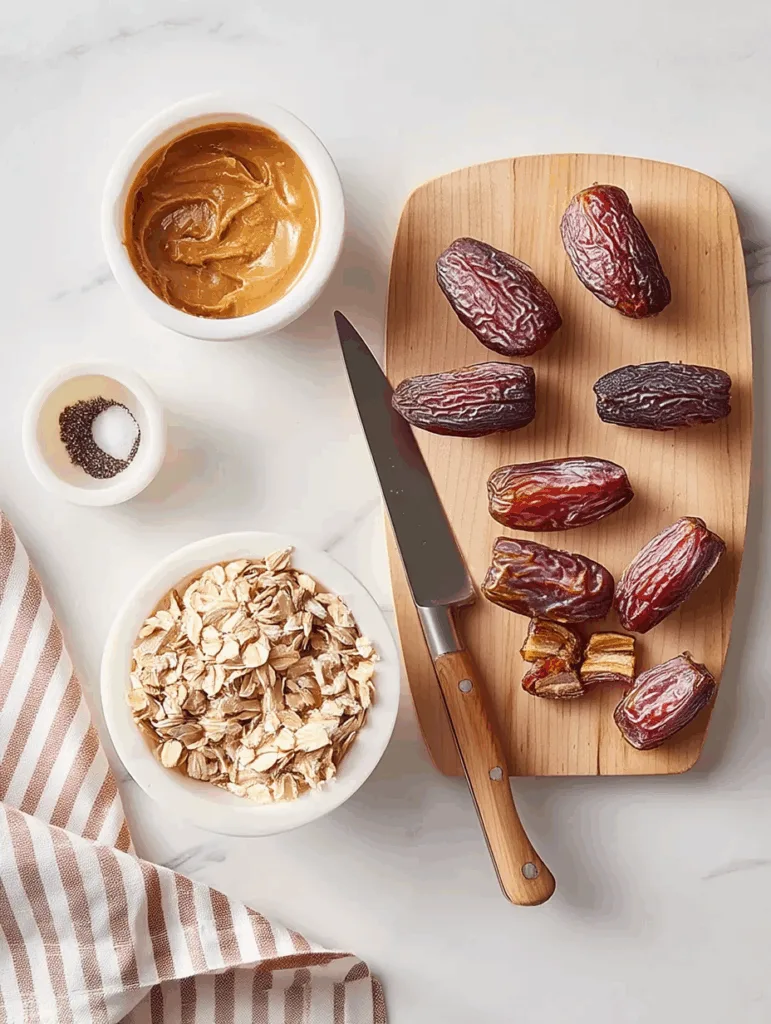 Erdnussbutter-Hafer-Energiekugeln