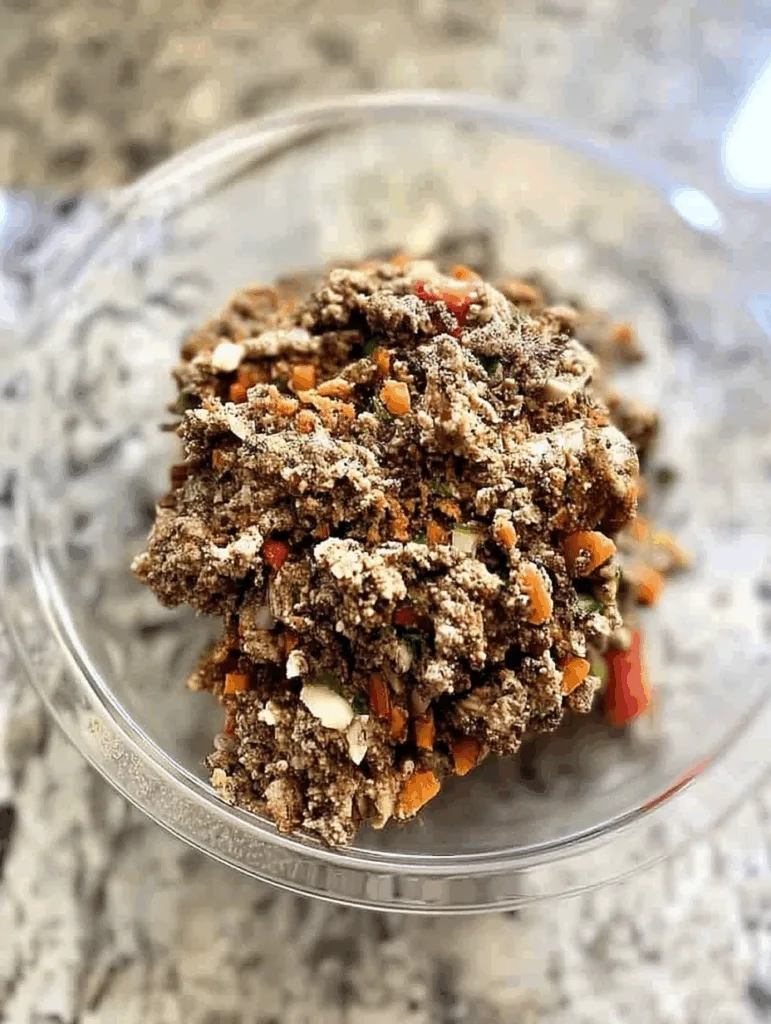 Vegetarischer Hackbraten mit Linsen