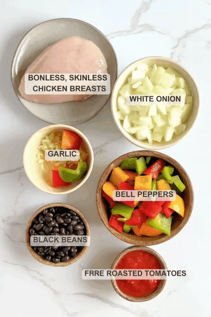 Slow-Cooker Hähnchen-Tortilla-Suppe