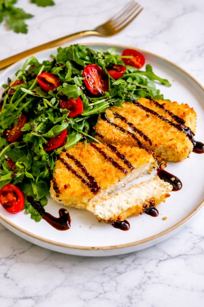 Feta Milanese aus dem Airfryer (knusprig & schnell zubereitet)