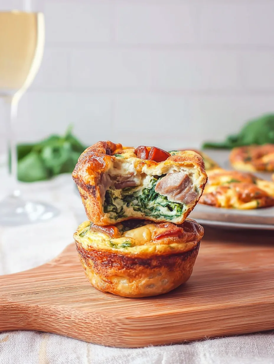 Mini-Frühstücks-Quiches ohne Teig