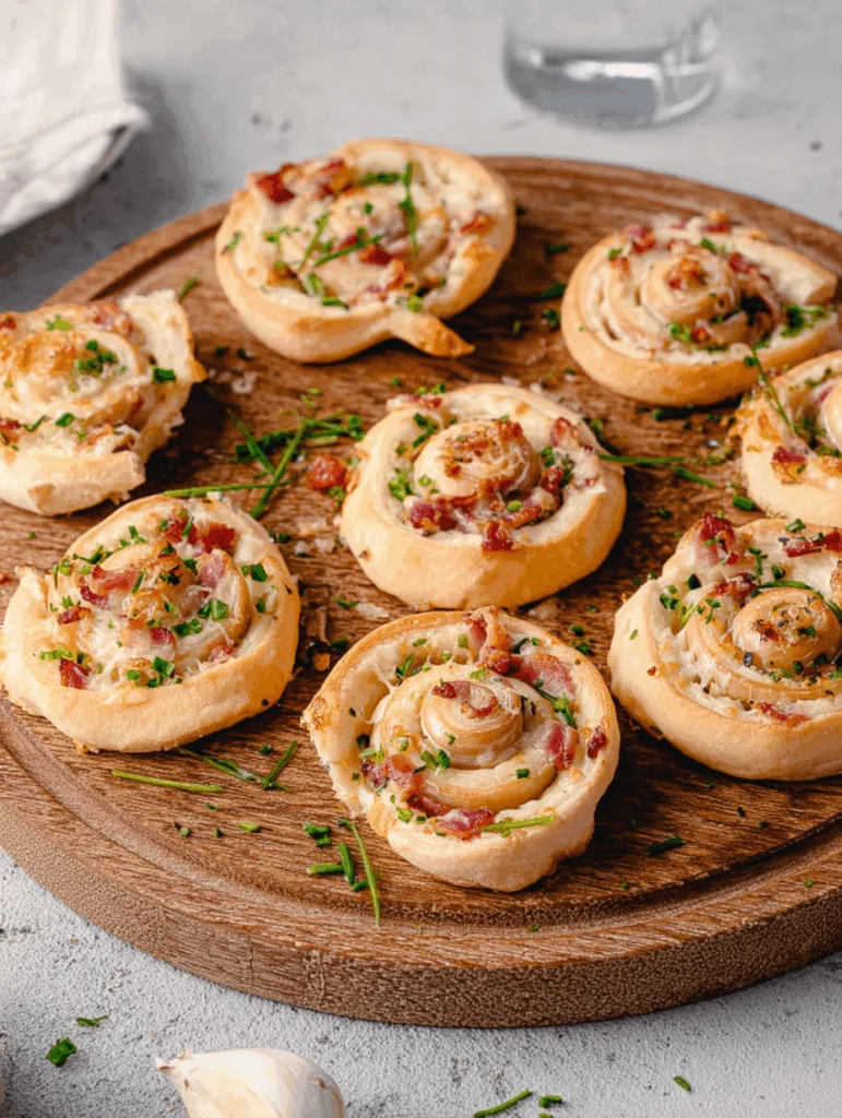 Flammkuchen Schnecken