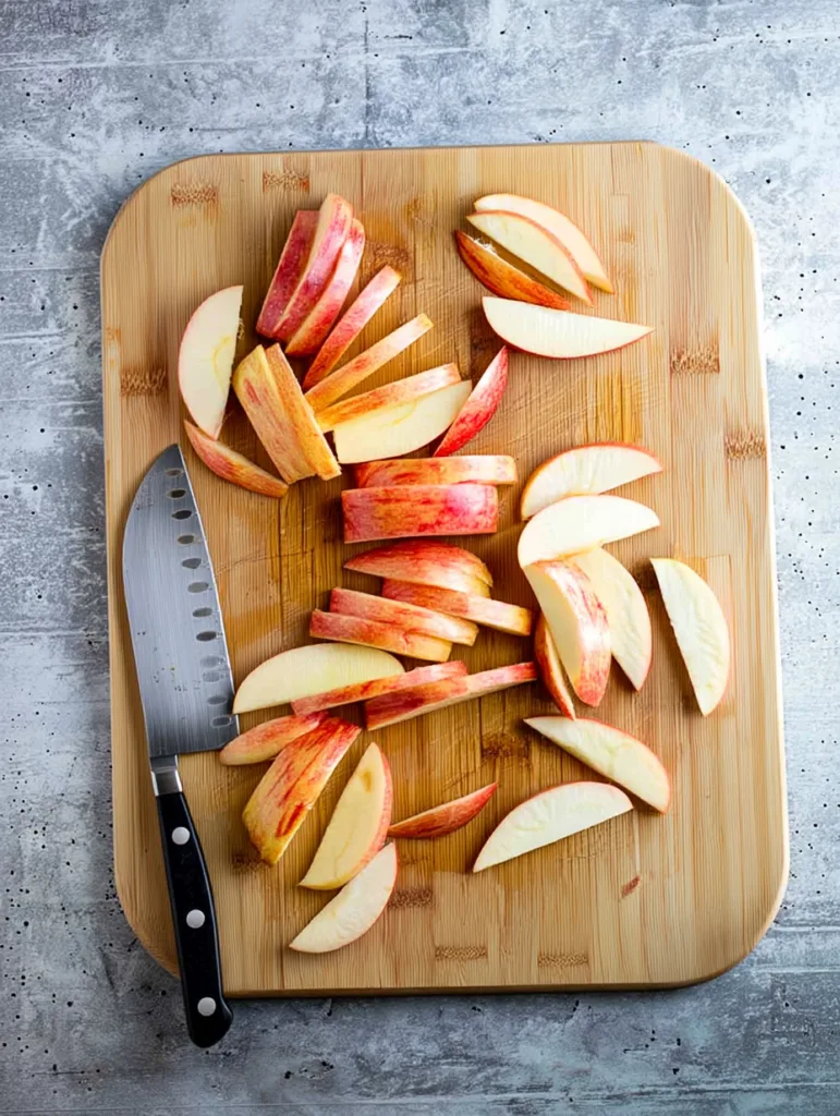 Airfryer Apfelspalten mit Zimt