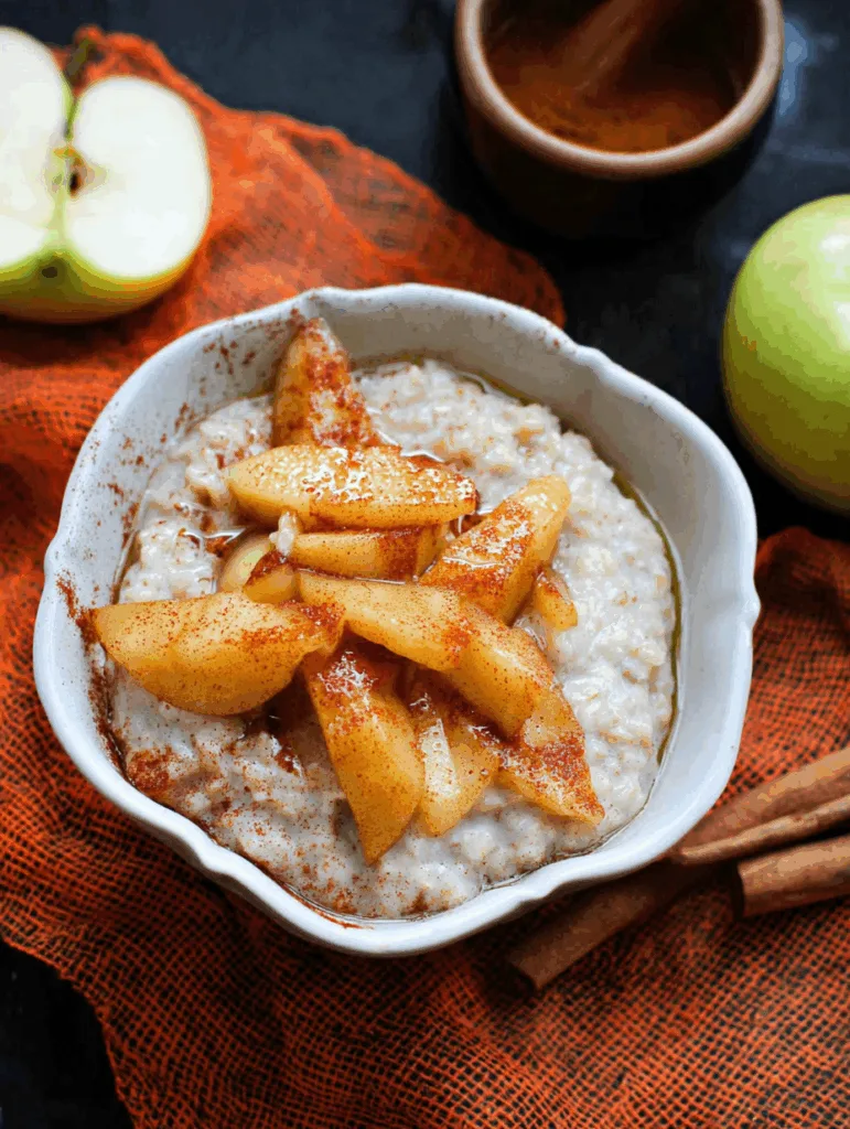 Schneller Apfel-Zimt-Porridge