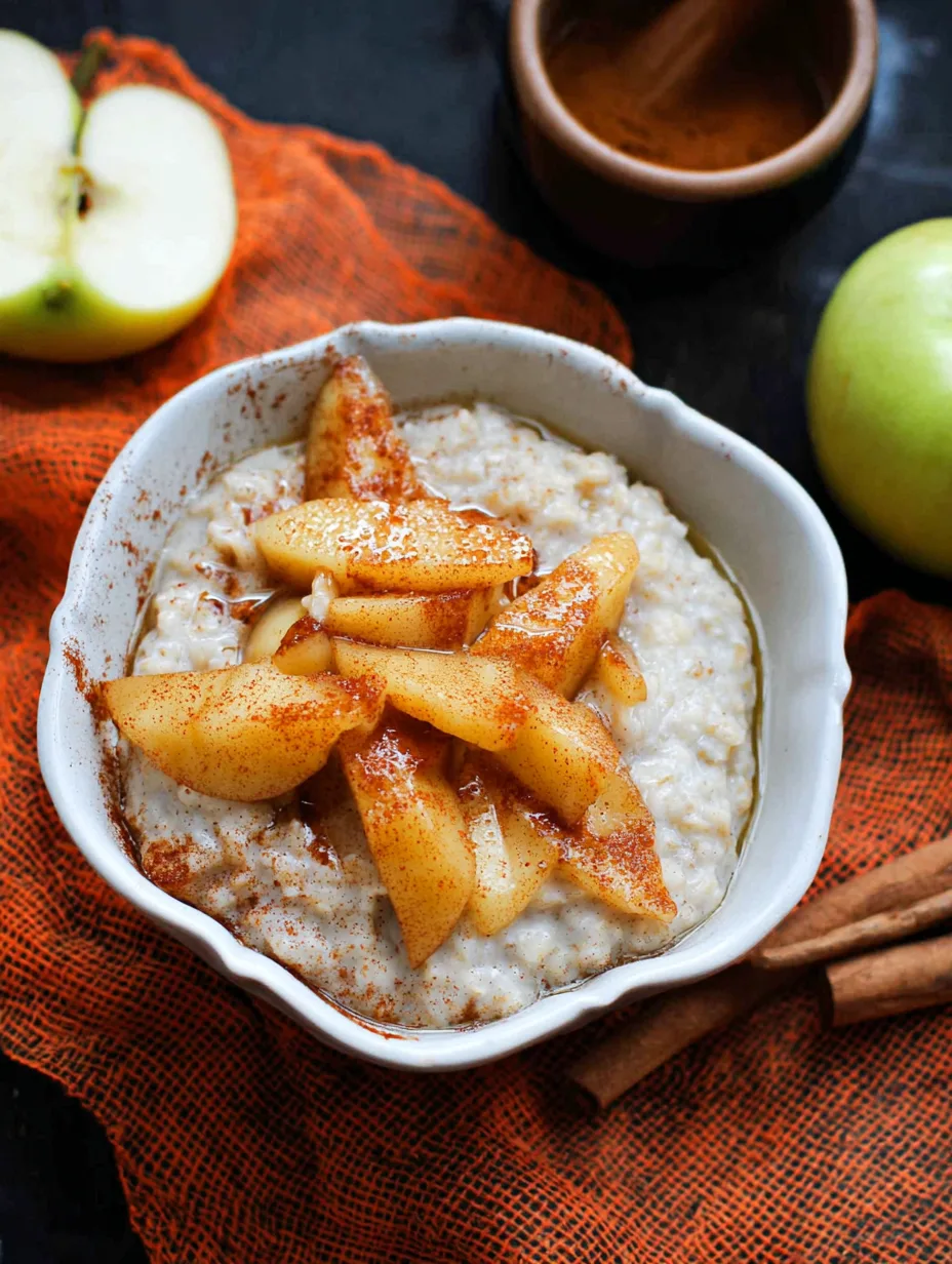 Schneller Apfel-Zimt-Porridge