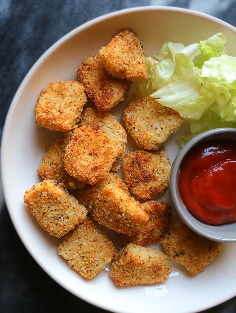 Hähnchen Nuggets aus der Heißluftfritteuse