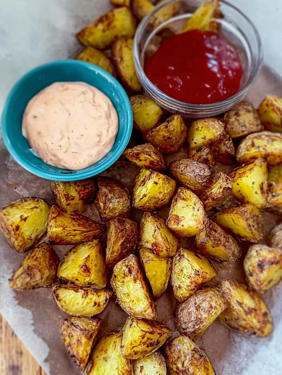 Heißluftfritteuse Bratkartoffeln – rustikal & fettarm