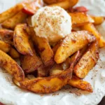 Airfryer Apfelspalten mit Zimt