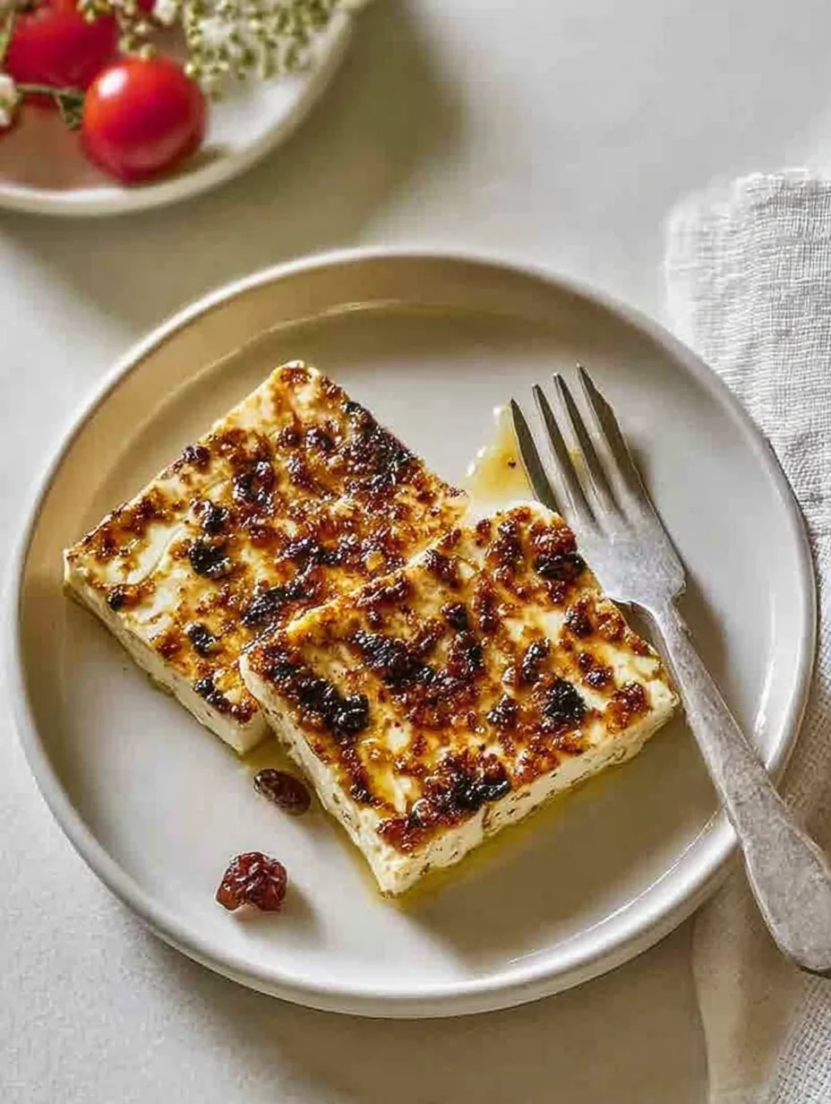 Gebackener Feta mit Honig | Feta Psiti Rezept