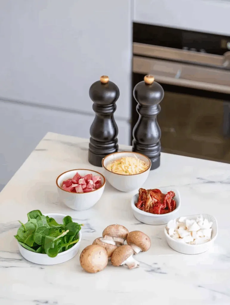 Mini-Frühstücks-Quiches ohne Teig