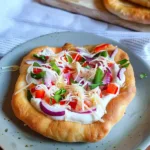 Langos aus dem Airfryer - einfach und mit weniger Fett