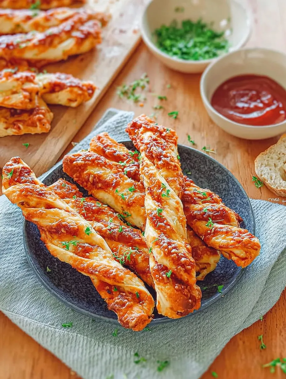 Schnelle Pizzastangen