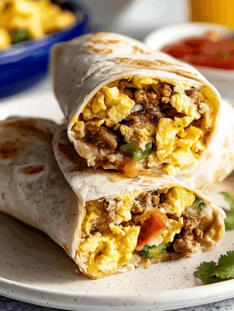 Frühstücks-Burritos zum Einfrieren
