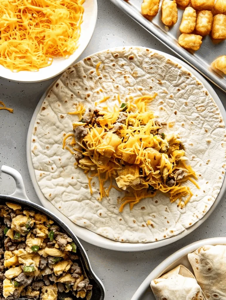 Frühstücks-Burritos zum Einfrieren