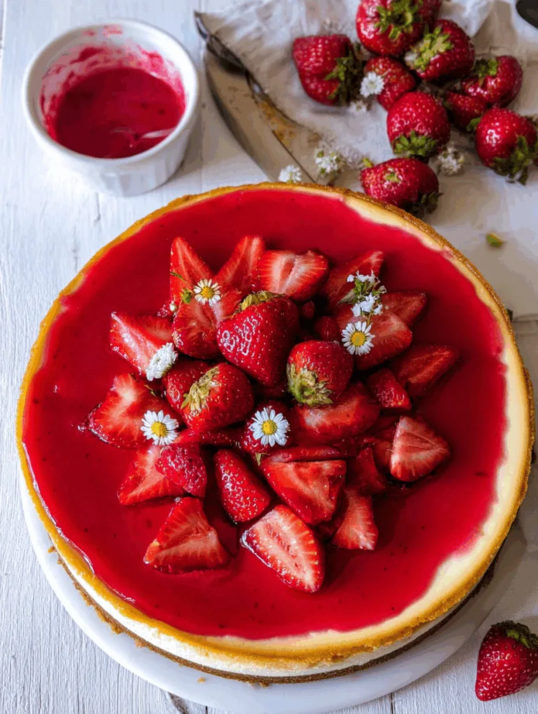 Einfacher Erdbeer Käsekuchen
