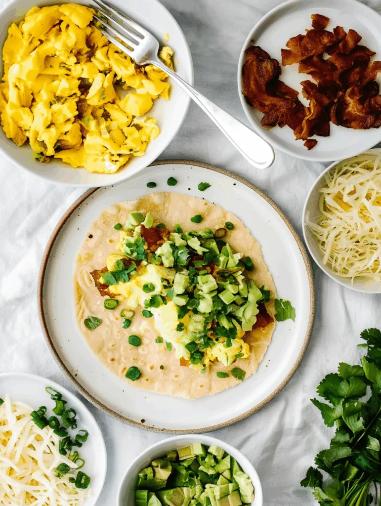 Gebackene Breakfast Tacos