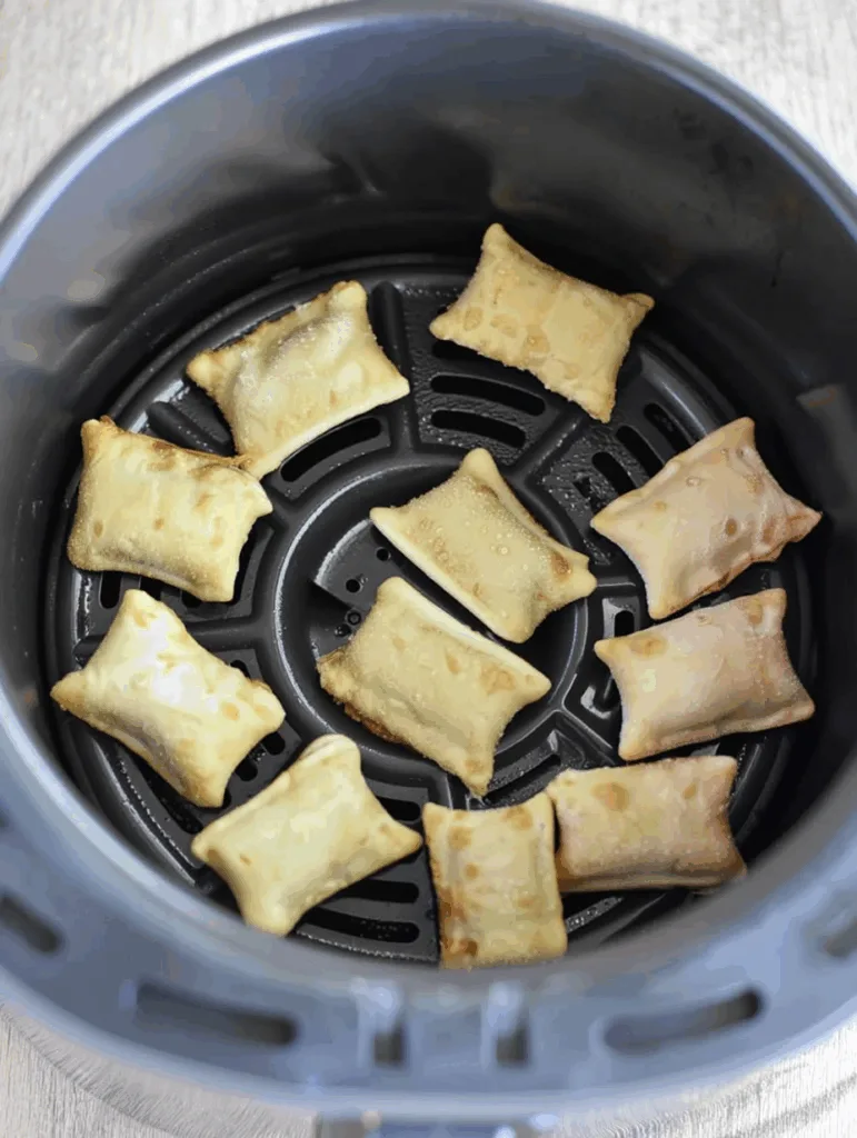 Knusprige Pizza-Röllchen aus der Heißluftfritteuse