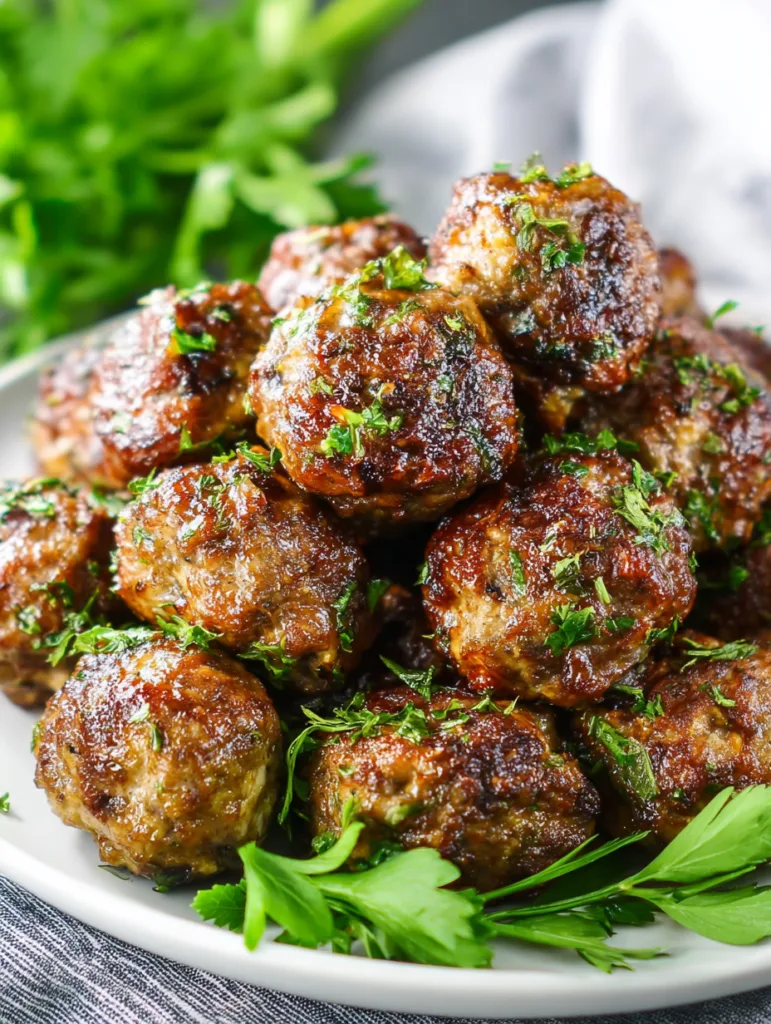 Frikadellen aus der Heißluftfritteuse – Low-Carb Rezept