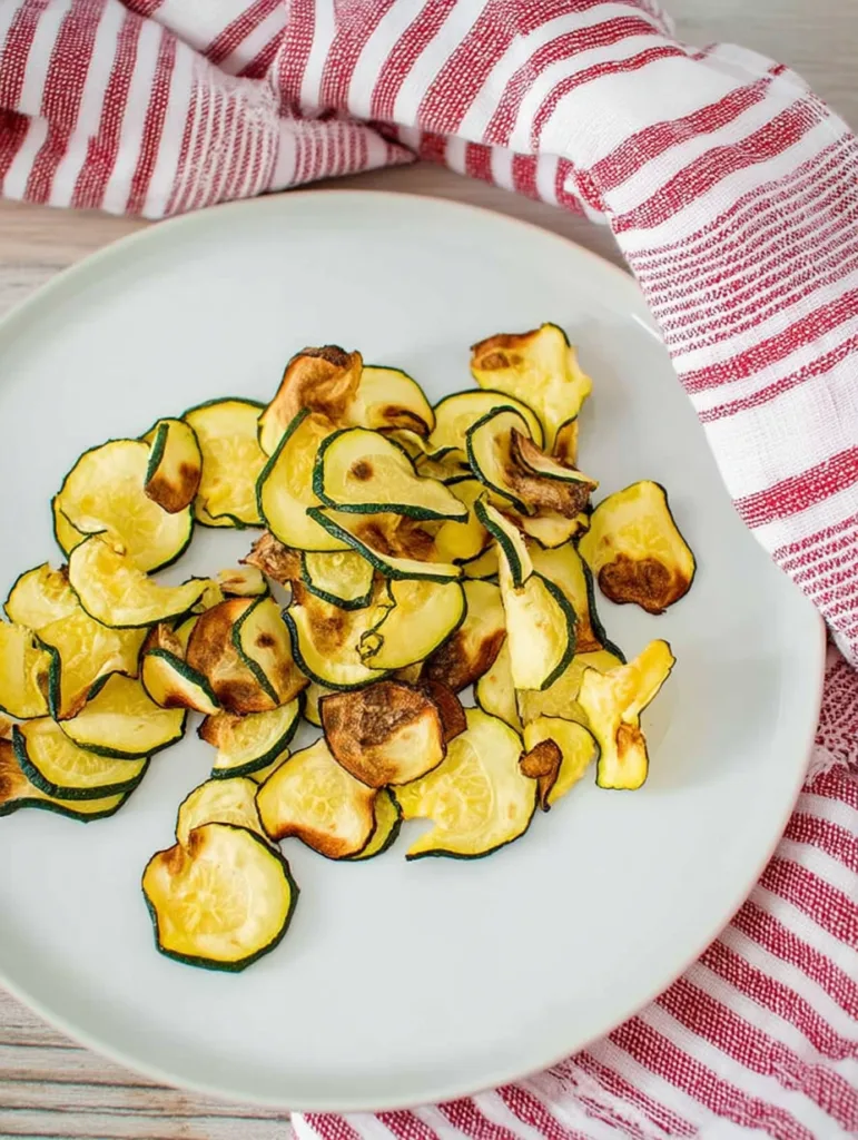 Airfryer Zucchini Chips – gesunder Snack für zwischendurch