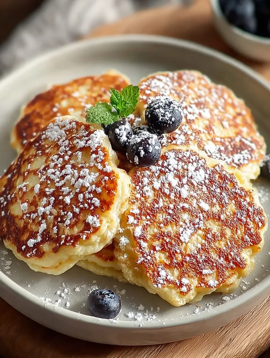 Quark-Taler mit Haferflocken (Gesundes Frühstück)