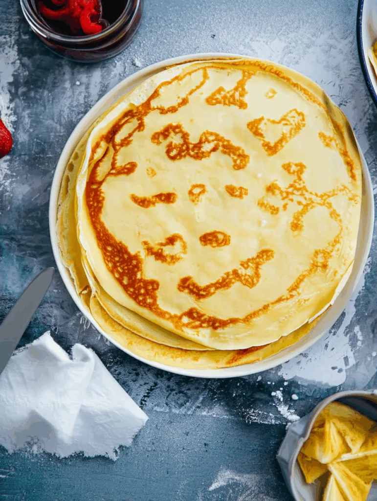 Frühstücks-Crêpes mit Haselnusscreme