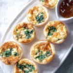 Mini-Quiches mit Spinat & Feta