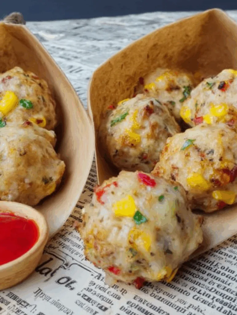 Herzhaftes Fingerfood Pizza Bällchen