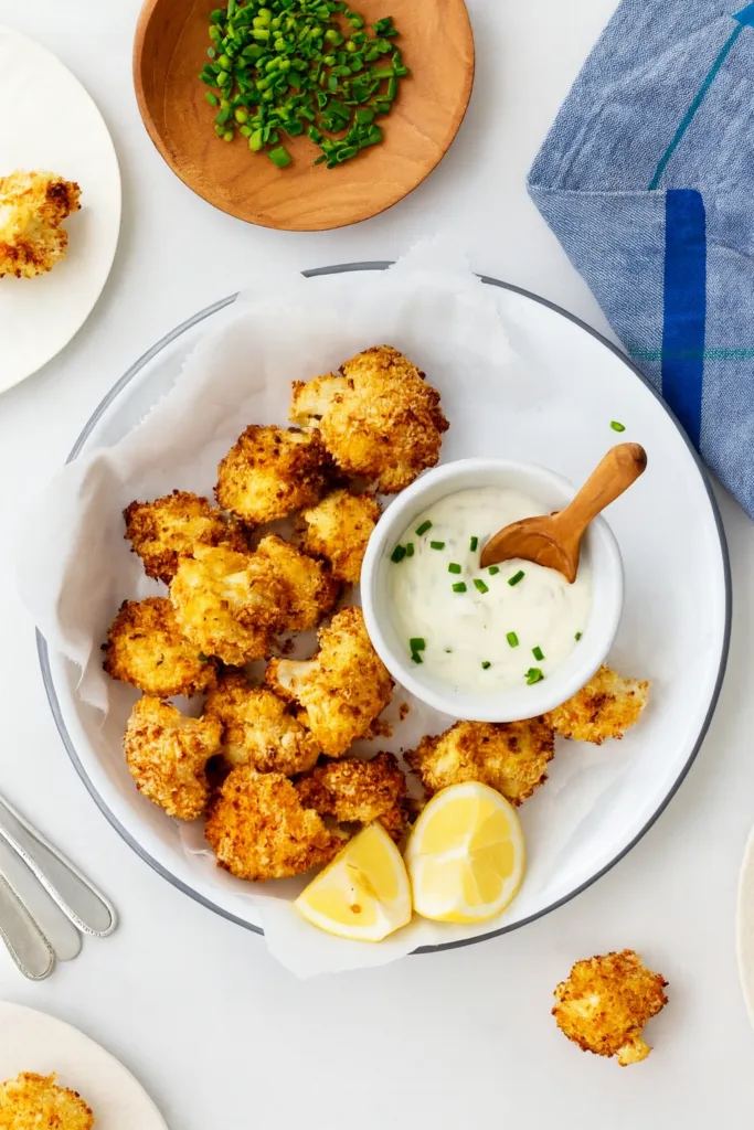 Knusprige Airfryer Blumenkohl Röschen – vegetarisch & leicht