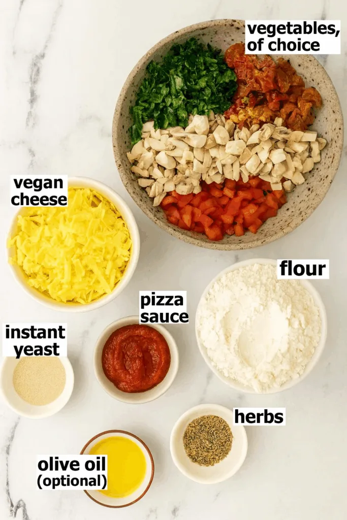 Vegane PizzarollenVegane Pizzarollen