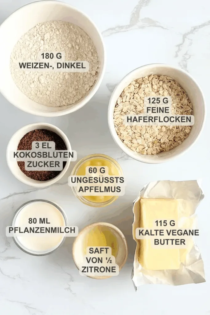 Vegane Haferflocken-Scones