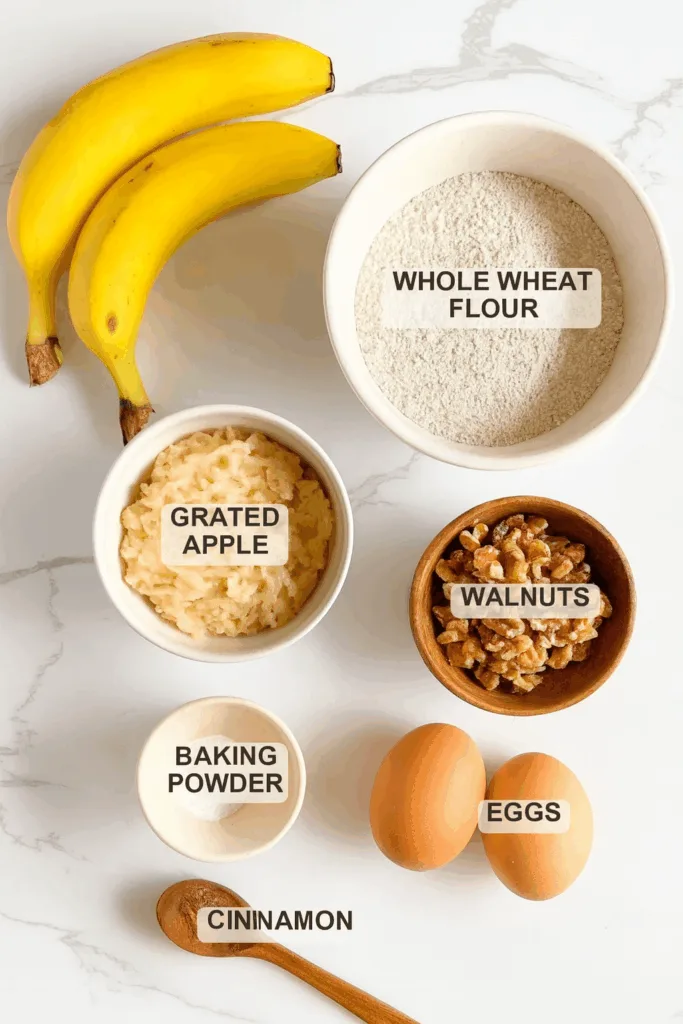 Gesundes Bananenbrot ohne Zucker