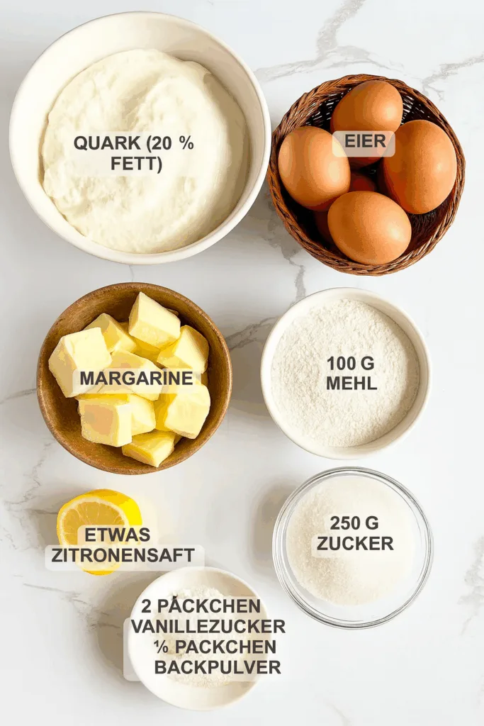 Blitz-Käsekuchen ohne Boden