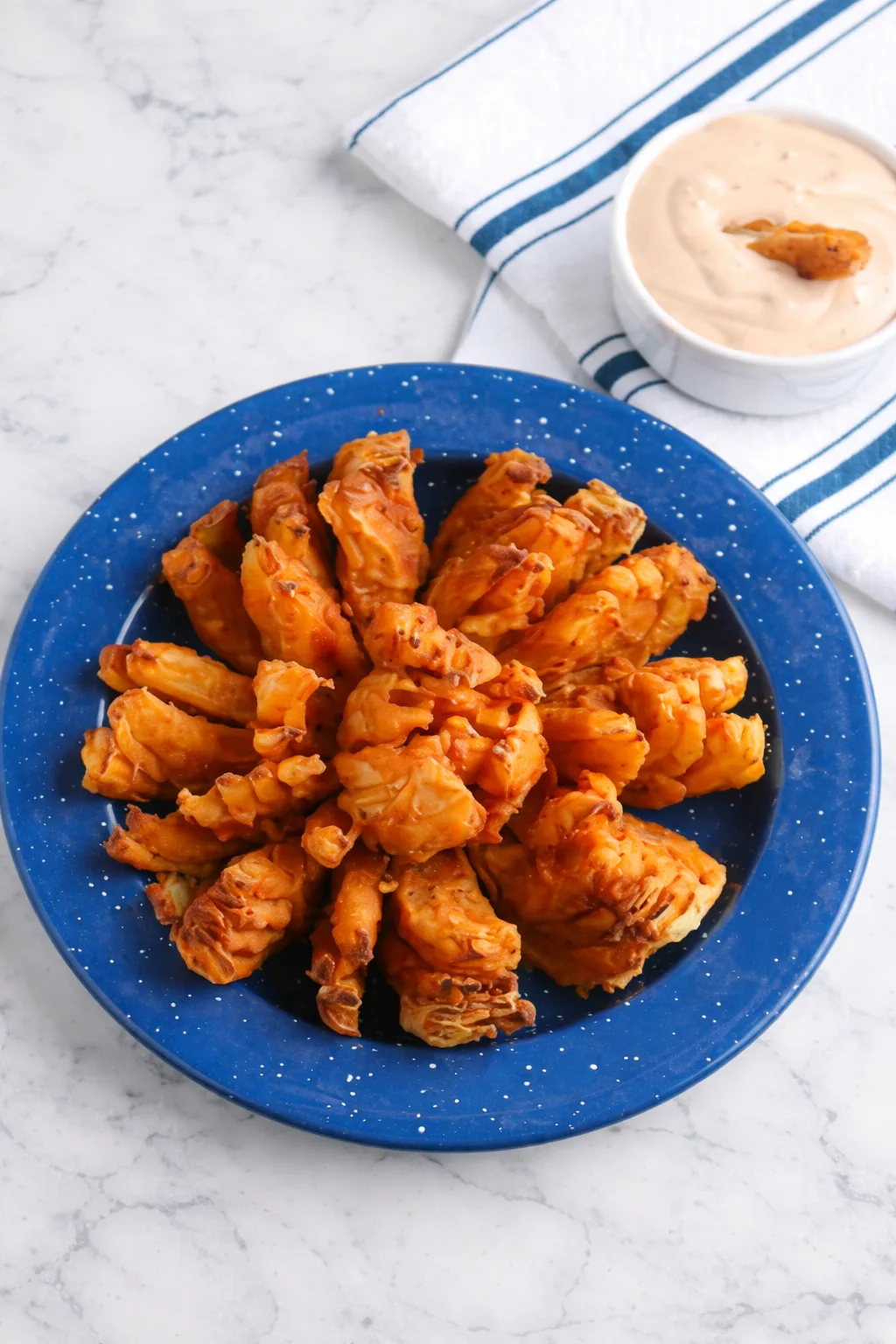 Blühende Zwiebel aus der Heißluftfritteuse