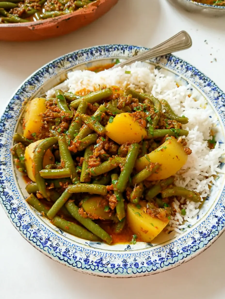 Kartoffeln und Grüne Bohnen