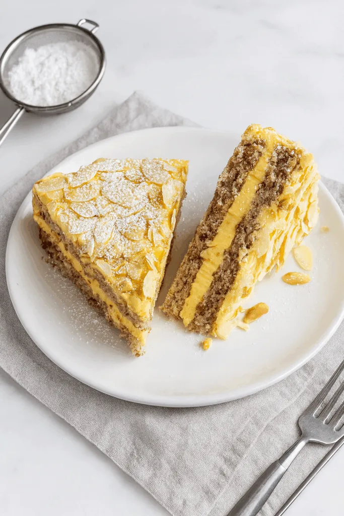 Schwedischer Mandeltårta Kuchen