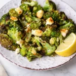 Airfryer Brokkoli mit Feta (unter 10 Minuten!)