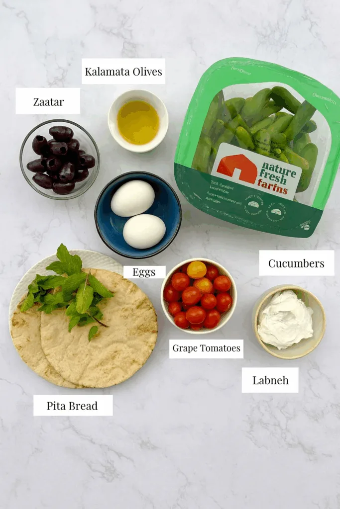 Mediterraner Frühstücksteller