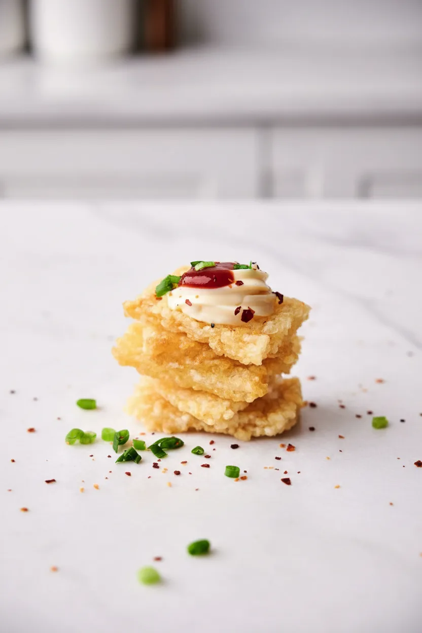 Knuspriger Reis Perfekt als Beilage oder Snack!